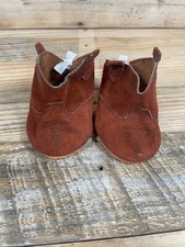 Build A Bear Workshop BAB Brown Suede Cowboy Boots Shoe Plush Footwear Accessory