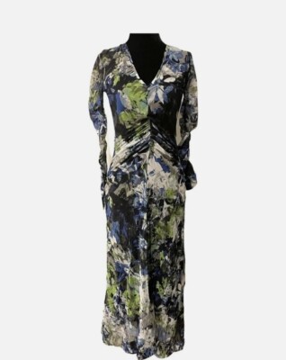 knee length dresses for ladies FUZZI Black Floral Sleeveless Crepe Knee Length Blouson Dress – The Closet  New York