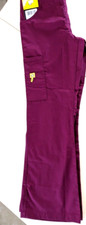 Wonder Wink Medical Scrup Pants 5026P, Size XXSP, Color Wine NWT