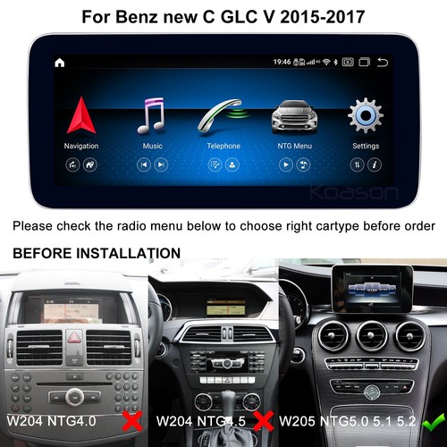 12.3 Android Screen Upgrade GPS Carplay Stereo Mercedes-Benz A CLA GLA G63 - Bild 8 von 16