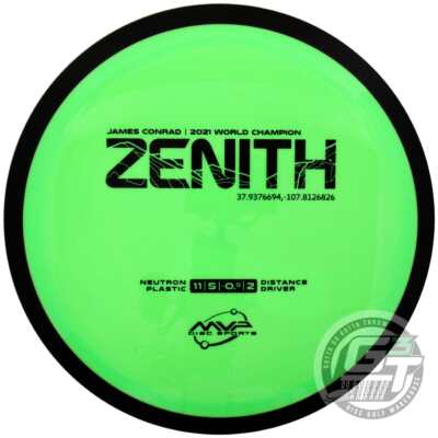 NEW MVP Neutron Zenith [CONRAD 1X] Distance Driver Golf Disc - COLORS WILL VARY