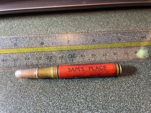 Vintage Bullet Pocket  Handy Pencil Sam's Place Hazen North Dakota