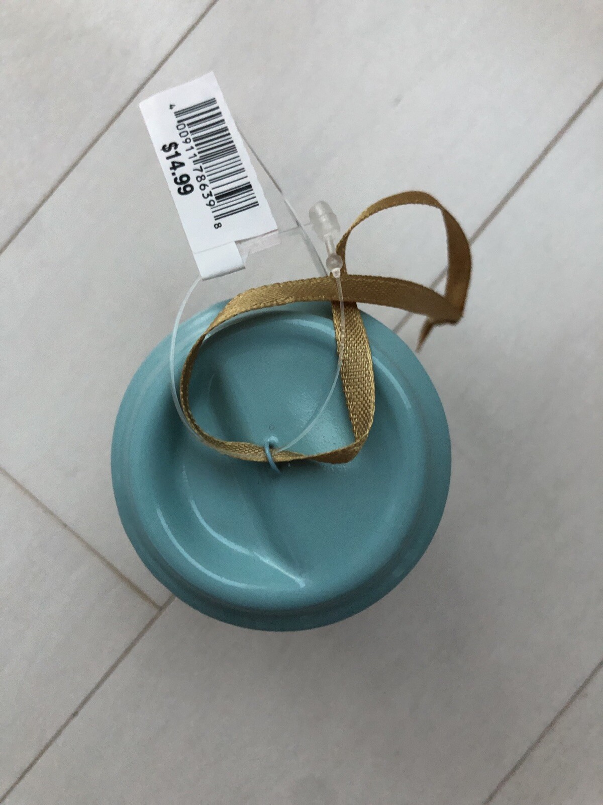 2019 Disney Parks Epcot Starbucks Ceramic Travel Tumbler Cup Ornament