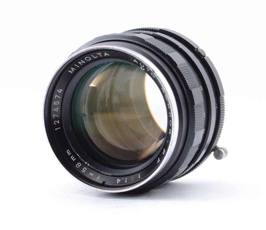Near Mint】MINOLTA AUTO ROKKOR-PF 58mm f/1.4 From Japan #1295 | eBay