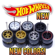 1/64 Scale 10 SPOKE v10 BBS SR v2 Real Rider Wheels Rims Tires Set for Hot