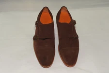 $335 NWOT Crosby Square Men's Double Monk Strap Leather Dress Shoes 11 (EU 44)