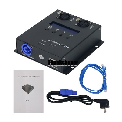 ArtNet2-CR021R 2CH Artnet to Dmx512 Conversion Network for Tiger Touch MA2