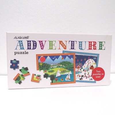 Alain Grée Adventure Puzzle: 20 Double-sided Puzzle NEW.