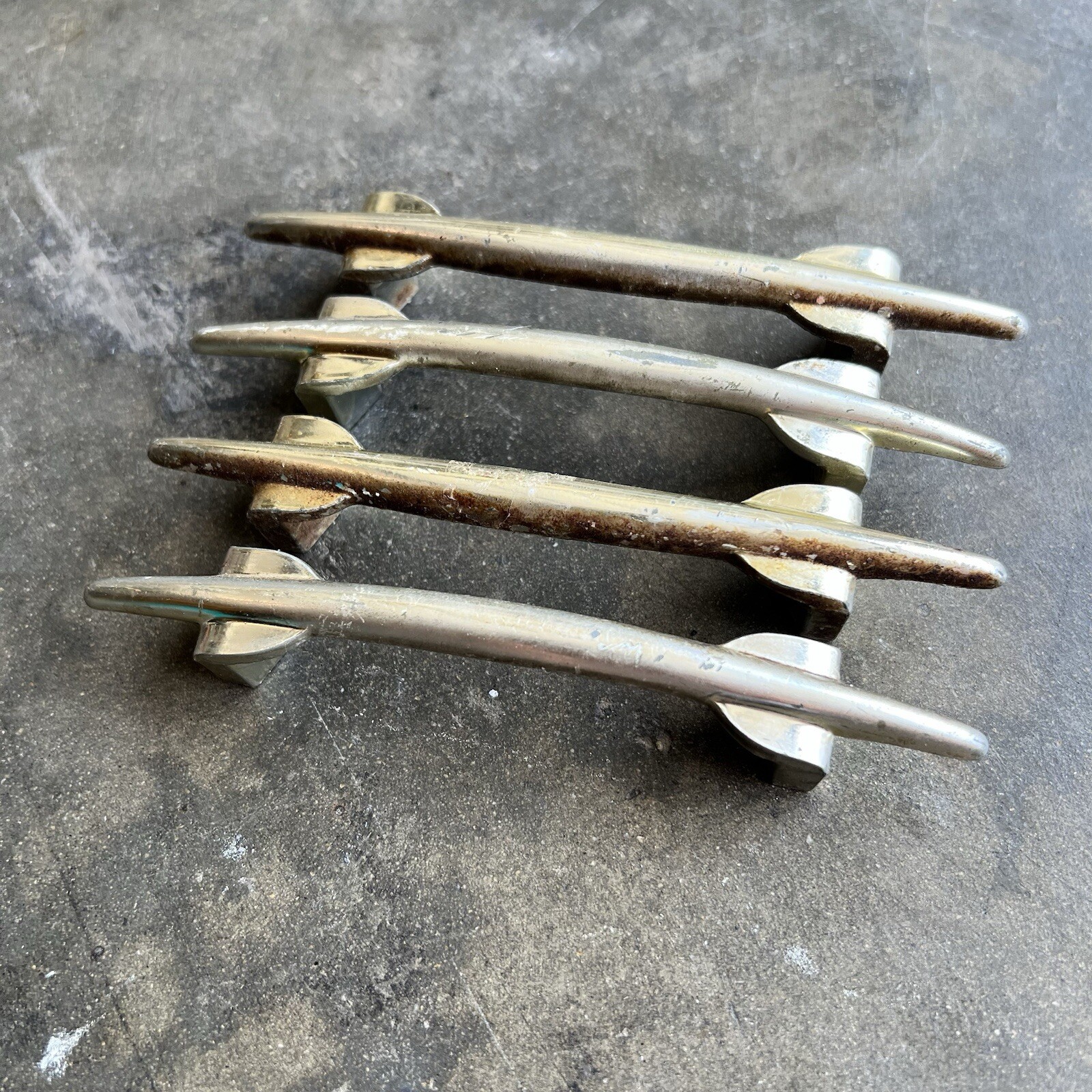 ✨Mid Century Modern Drawer Pull Dresser Handles #4 Vintage MCM 1960s