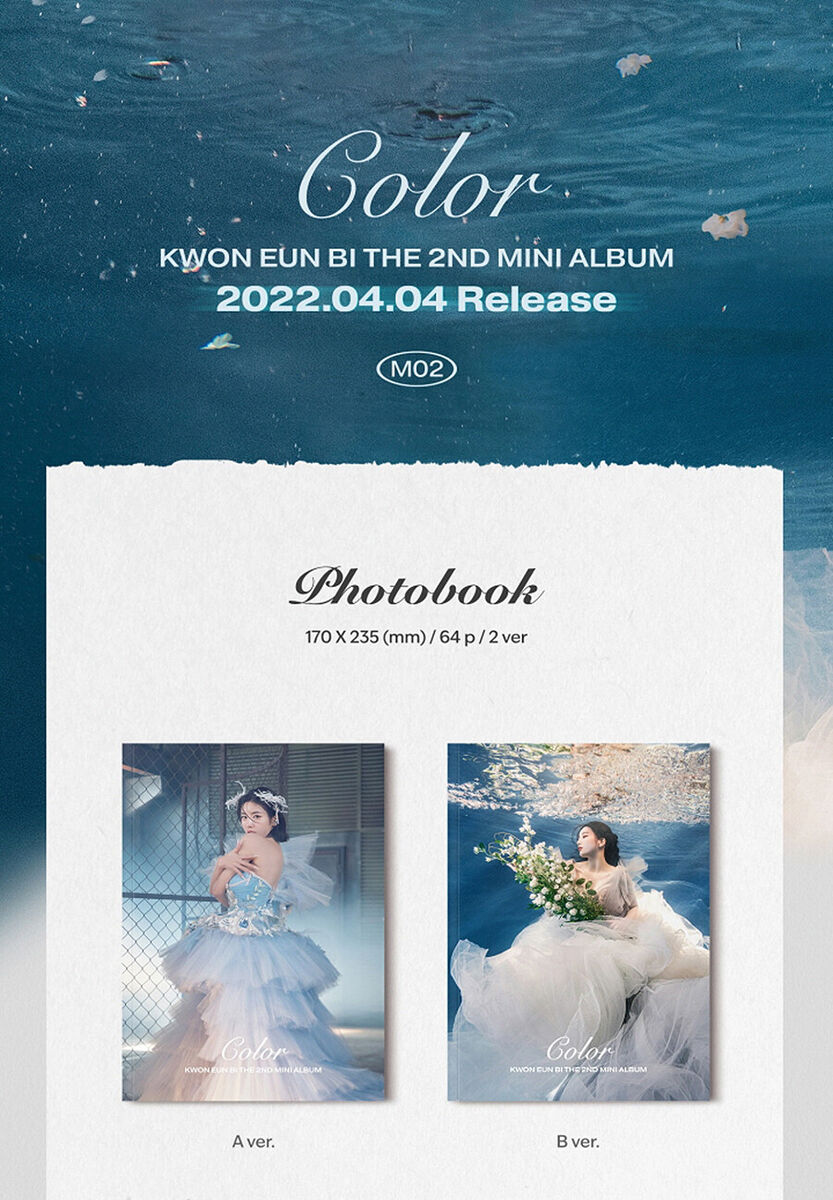 Photo　Book+4　Card+2　BI　Photo　eBay　KWON　[COLOR]　Mini　2CD+POSTER+2　EUN　Film　2nd　Album