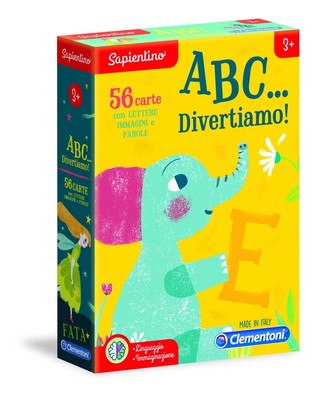 Clementoni Sapientino ABC Divertiamo Lernspiel Elefant Alphabet Sprache ab 3 J.