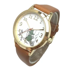 NEW Moomin & Snufkin Watch MOC005-4 Light Brown Band