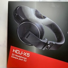 Pioneer DJ HDJ X5 Black DJ Headphones Dynamic Driver Secure Fit