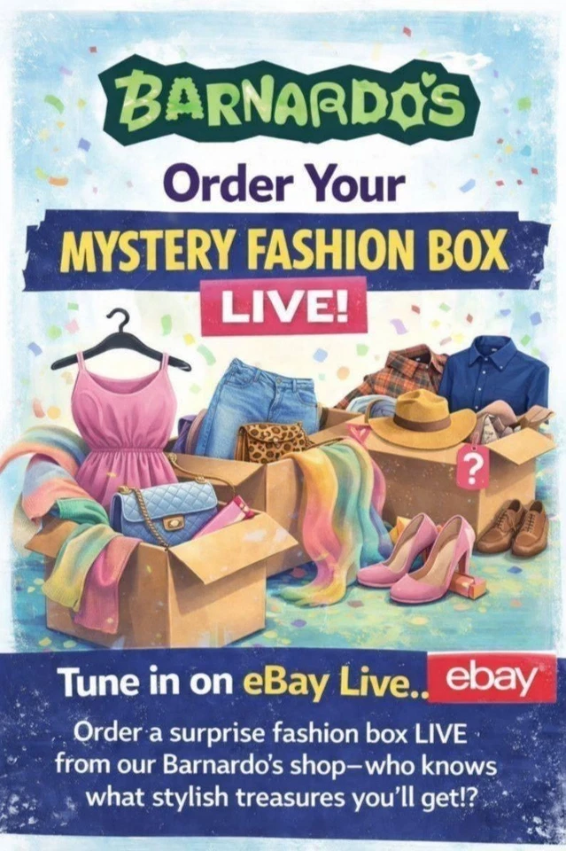 Barnardo’s Charity Mystery Fashion Boxes Mixed Brands Men’s & Women’s Size