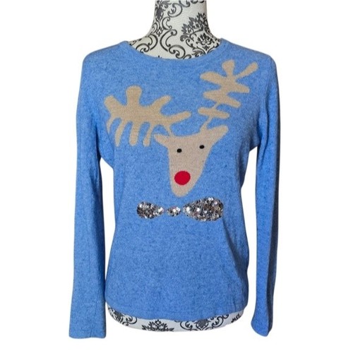 Antoni & Alison Reindeer Christmas Sweater size large