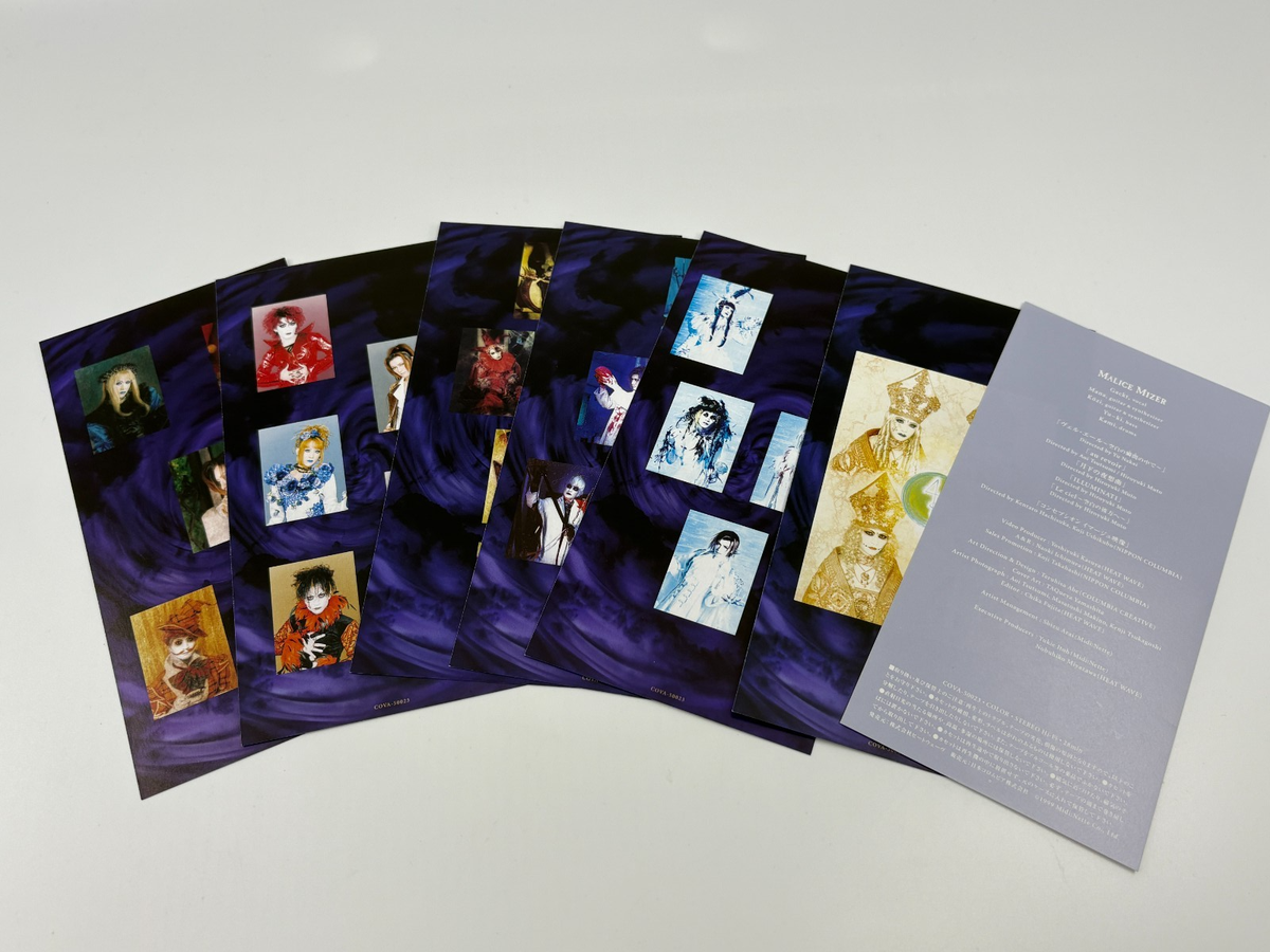 Malice Mizer – Merveilles Cinq Parallele VHS Tape + 6 Cards (Japan