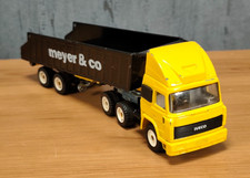 🚚 SIKU Iveco Lkw + Kippmulden-Anhänger „meyer & co“ Gelb/Braun 🚚 Klassiker