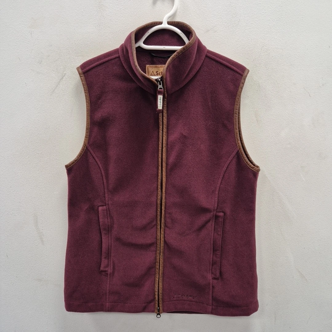 Gilet Polaire Schoffel Lyndon - Violet, Thermique - Taille UK 12 Femmes - Occasion Bon état - Polartec