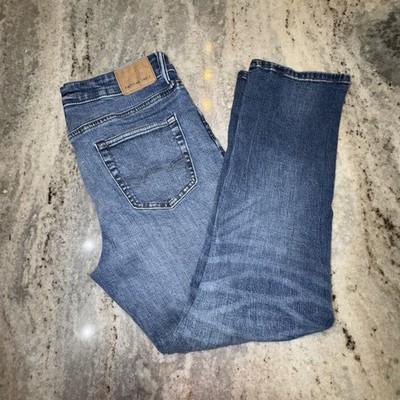 American Eagle Athletic Straight Jeans Men s Sz 34 X 30 Medium Wash