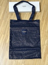 Chanel Limited Edition Beaute Tasche Tote Bag Navy Blau & Glitzer - Neu & OVP!