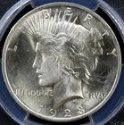 1923 $1 Peace Dollar PCGS MS 64+
