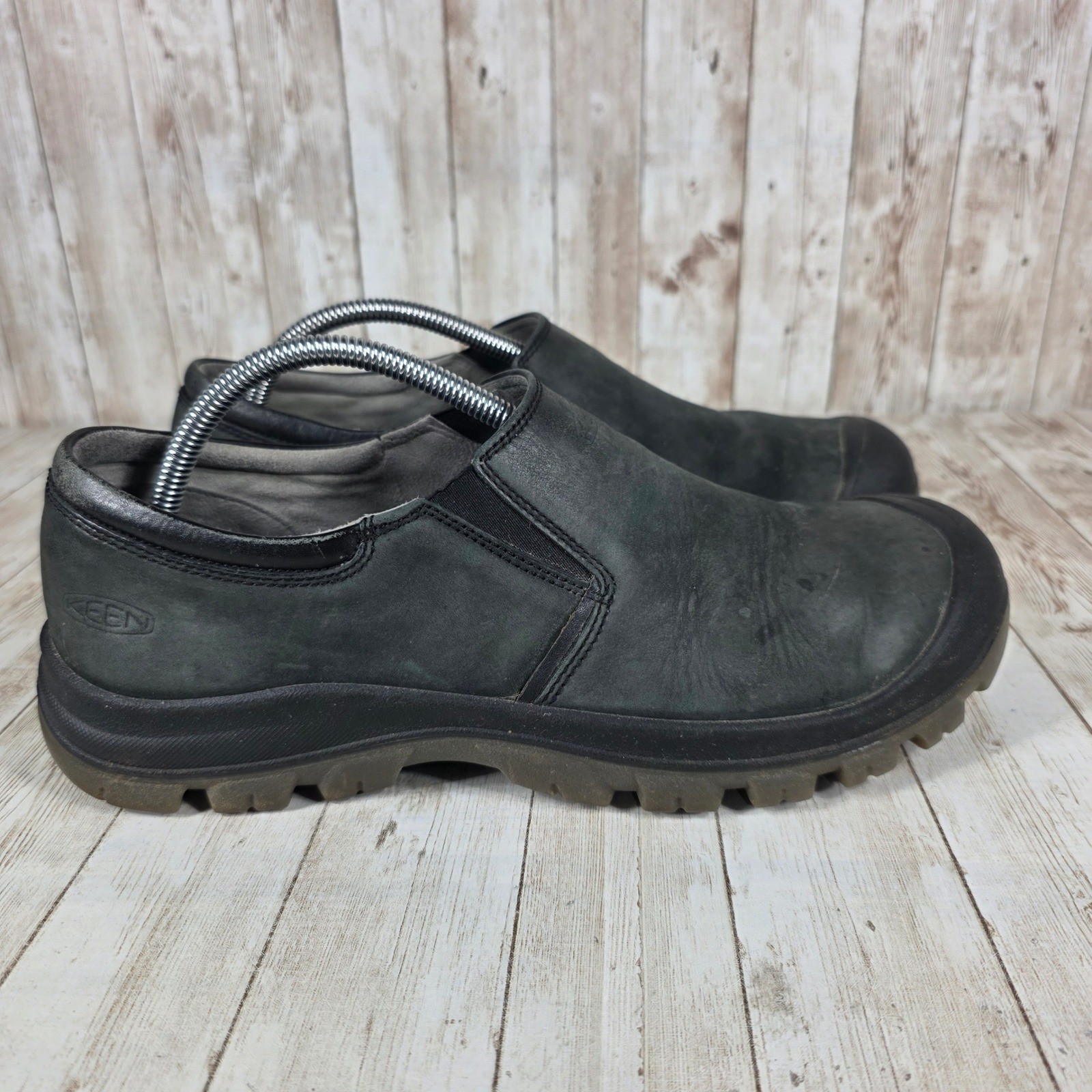 Scarpe uomo KEEN mocassini casual comodi da passeggio taglia sconosciuta neri