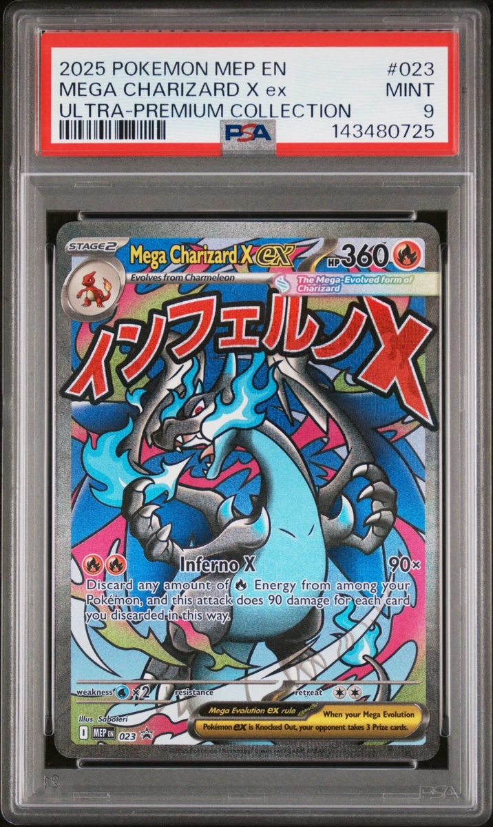 Charizard Pokémon TCG Grade 9 Evolutions Individual Collectible