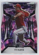 2023 Leaf Metal Pre Production Proof Galaxy Crystals 1/1 Ty Floyd #B-96 19n6