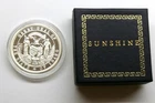 Great Seal of Idaho  Sunshine Mining 1 Oz .999 Silver Proof Round in Box