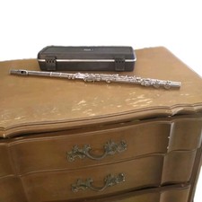 Bundy Flute By Selmer Elkhart Indiana Silver-Plated 34146 W Case Concert C