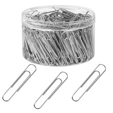 280 Pcs Large Paper Clips, 2 Inch Jumbo Paper Clips, Silver Paperclips, Stain...
