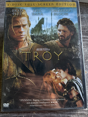 #ad Troy DVD Widescreen Version Brad Pitt Eric Bana Orlando Bloom 2 Disc Set 2004 $3.70