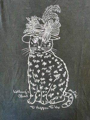 Mitski Nothing's About To Happen To Me Cat T-Shirt Distressed