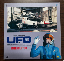 UFO 2 INTERCEPTOR Gerry Anderson - RARE JAPAN PROMO 3 x LASERDISC BOX  OBI