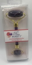 Amethyst Natural Stone Facial Roller Massager Reduce Under Eye Puffiness