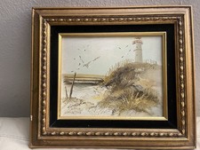 Vintage Original Oil On Canvas Signed Sandler