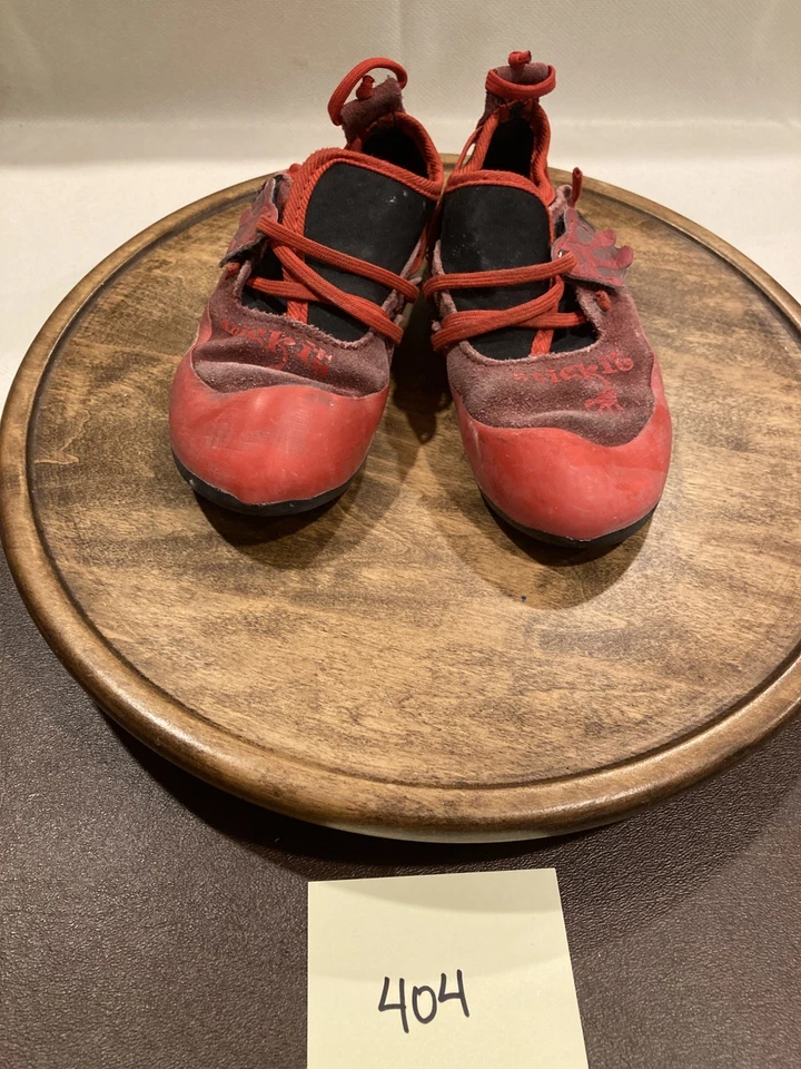 Zapatos rojos de escalada La Sportiva StickIt para niños talla EE. UU. 12-13 UE 30-31 chile amapola Foto 2 de 4