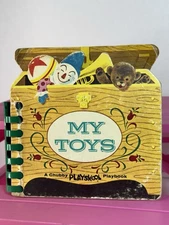 A Chubby Playskool Playbook My Toys Child Book 1964 Milton Bradley VG Condition