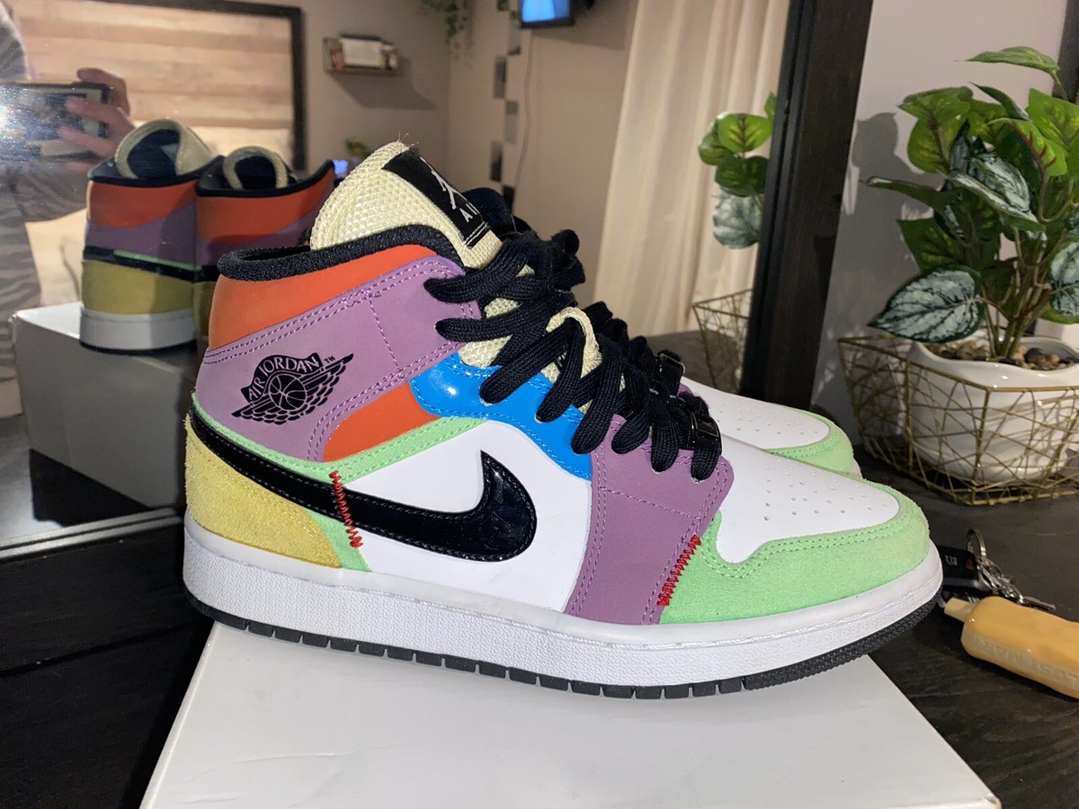air jordan 1 mid lightbulb 193658018463| eBay