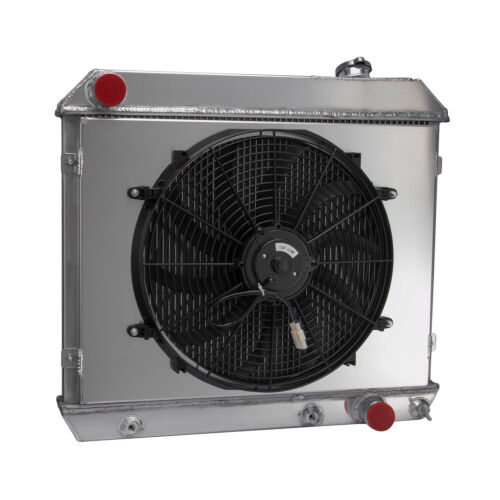 284 4-Row Radiator Shroud Fan Fit Chevy C10 C20 C30 K10 K20 K30 Pickup 1963-1966 - Picture 2 of 11
