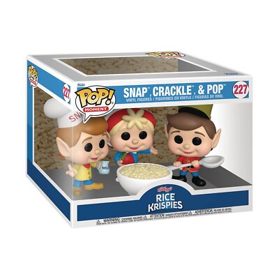Pop Moments Kelloggs Rice Krispies Snap Crackle Pop Vinyl Figure Funko