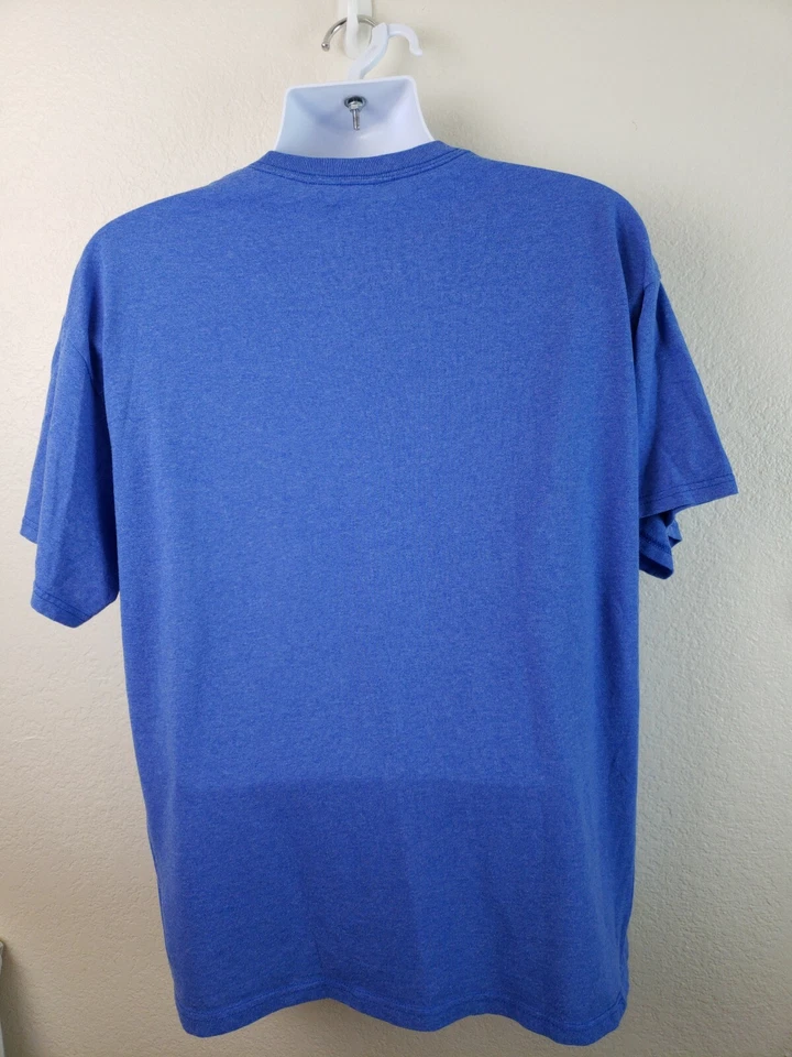 Anchorman 2 No Touching of the Hair or Face Short Sleeve XL Blue T-Shirt  - Image 3 of 4