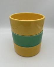 Vintage Fiestaware Kitchen Kraft Set of 3 Stacking Refrigerator Dishes No Lid