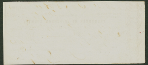 IN $35.30 MADISON Indiana Treasurer of Jefferson County May 17th, 1865 Warrant - Picture 2 of 2