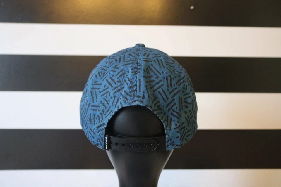 Gorra de béisbol Billabong SnapBack azul 100 % algodón rayas negras talla única Foto 4 de 4