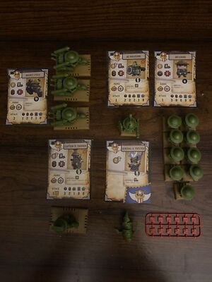 Rivet Wars Eastern Front The Allies 15 Miniatures Cards & Plugs