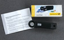 Leuchtlupe mit 10-facher Vergrößerung - Ø 15 mm, verzerrungsfrei, einstellbar