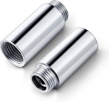 2 Pcs Shower Head Extension Arm Stainless Steel Shower Head Extender Shower Pipe