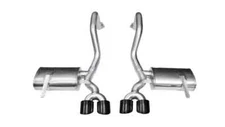 Corsa Performance 14961BLK Xtreme Axle-Back Exhaust System Fits 97-04 Corvette
