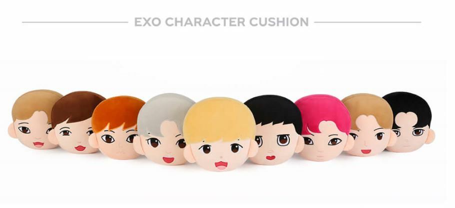 EXO SM OFFICIAL GOODS CHARACTER CUSHION + PHOTOCARD PHOTO CARD